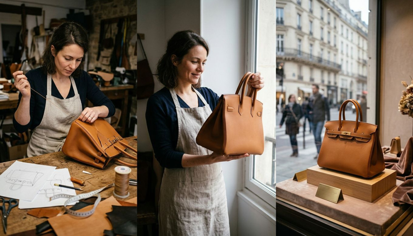 Du croquis à la vitrine : voyage initiatique d’un sac à main iconique