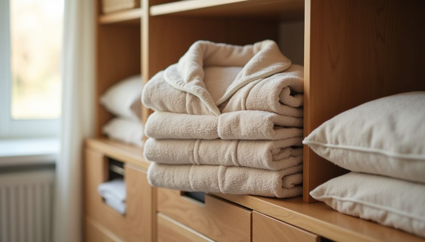Maximiser la longévité de votre peignoire avec des astuces de rangement